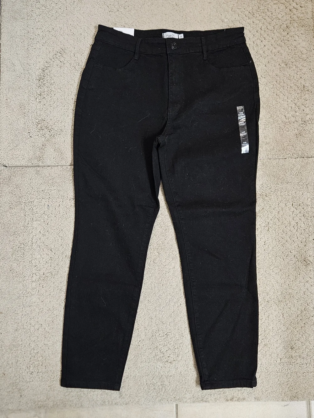 Classic High-Rise Black Women's Jeans - Picture 3 of 10